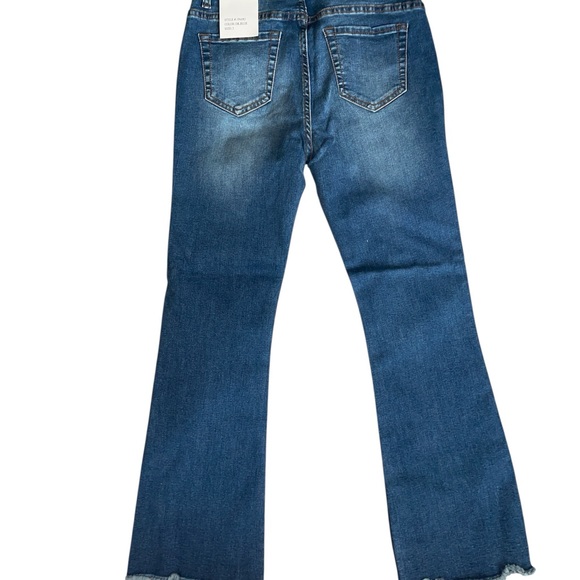 Monkey Ride Premium Denim Frayed Hem Jeans - Picture 4 of 4